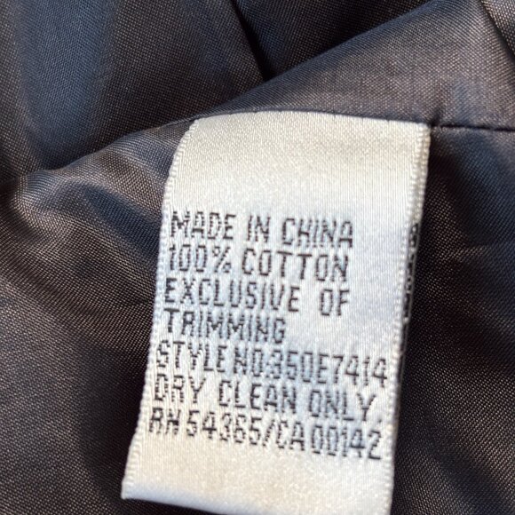 Black Victorian Style Velvet Brocade Blazer - Picture 7 of 8